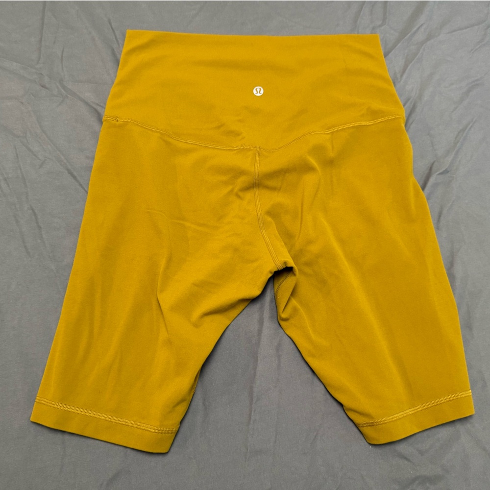 Lululemon Athletica Mustard Yellow Athletic Shorts